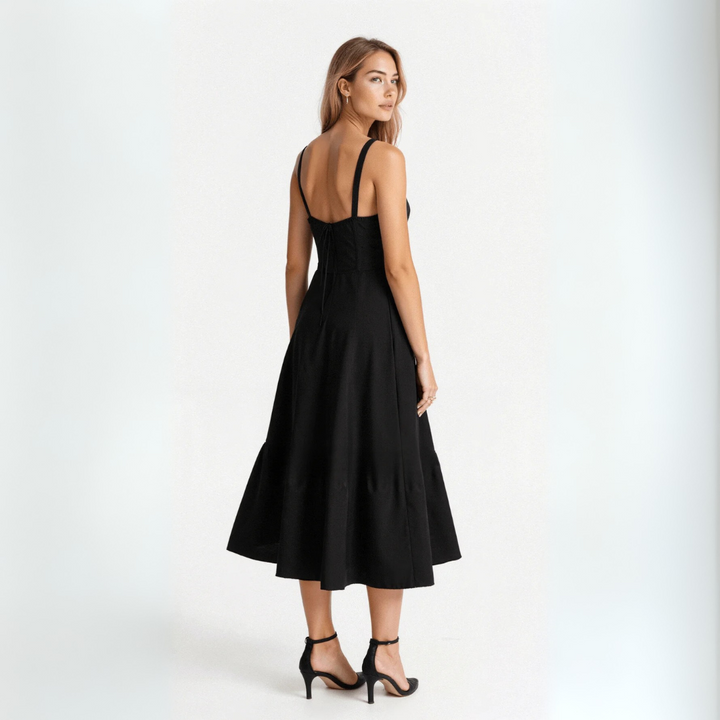 Rose | Corset Midi Dress – Elegant & Feminine Fit