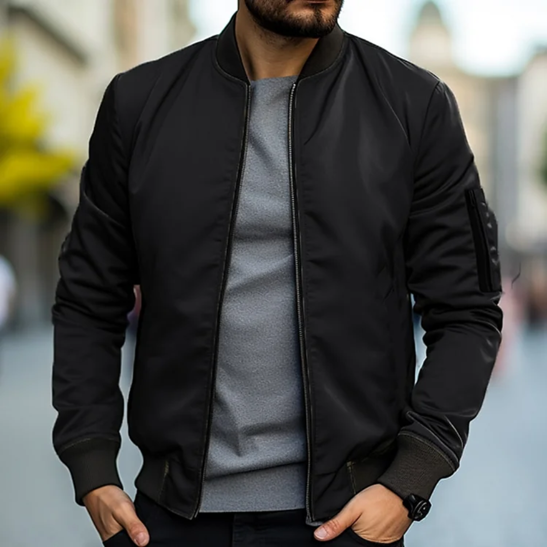 Erik | Classic Bomber Jacket – Lightweight & Versatile Outerwear