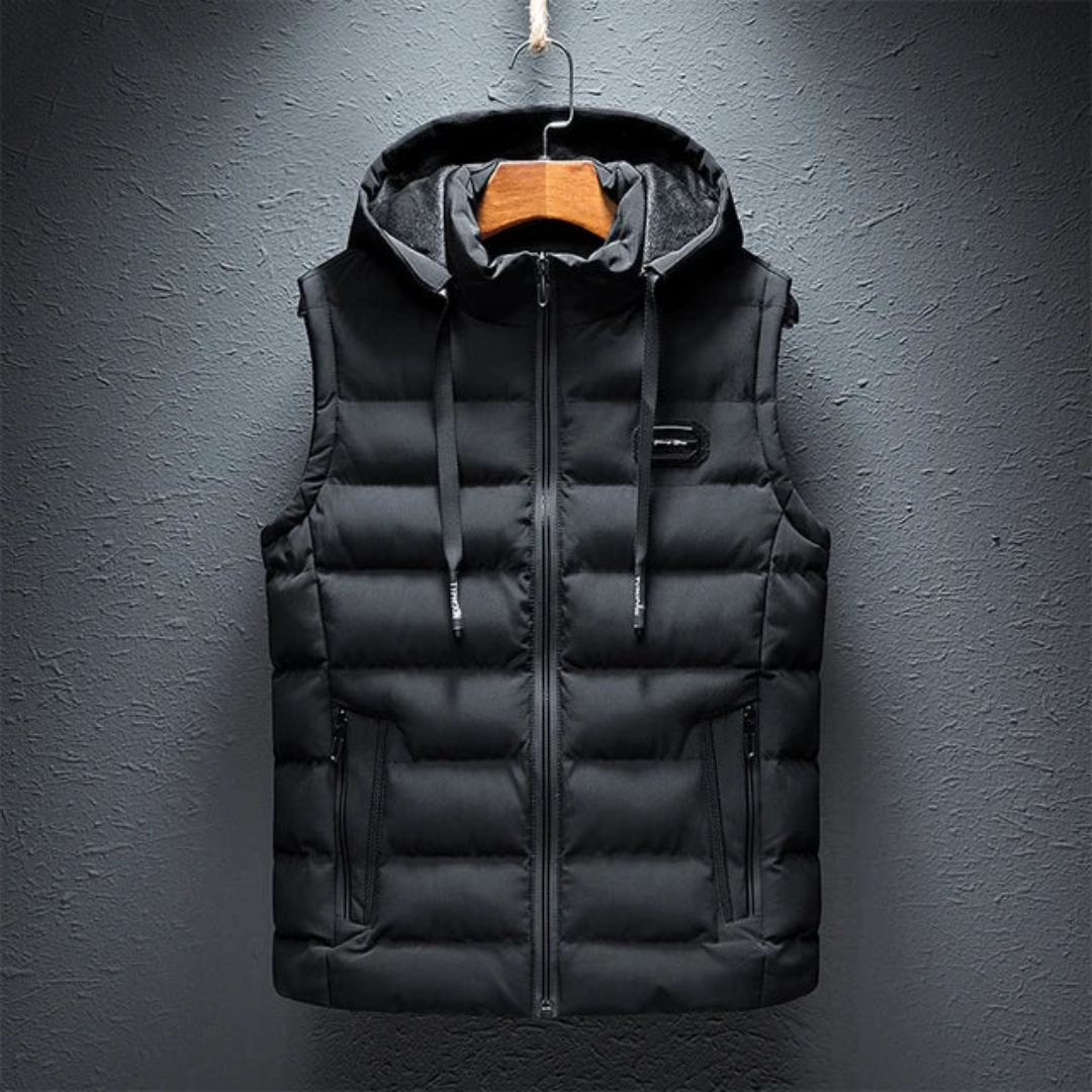 Ethan | Hooded Vest – Warm, Lightweight & Versatile