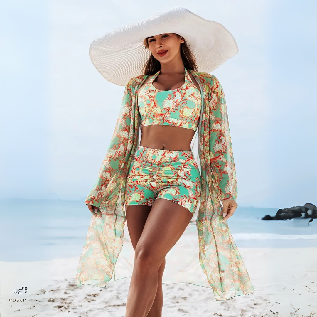 Maisie | 3 Piece Beach Set – Lightweight & Elegant Cover-Up