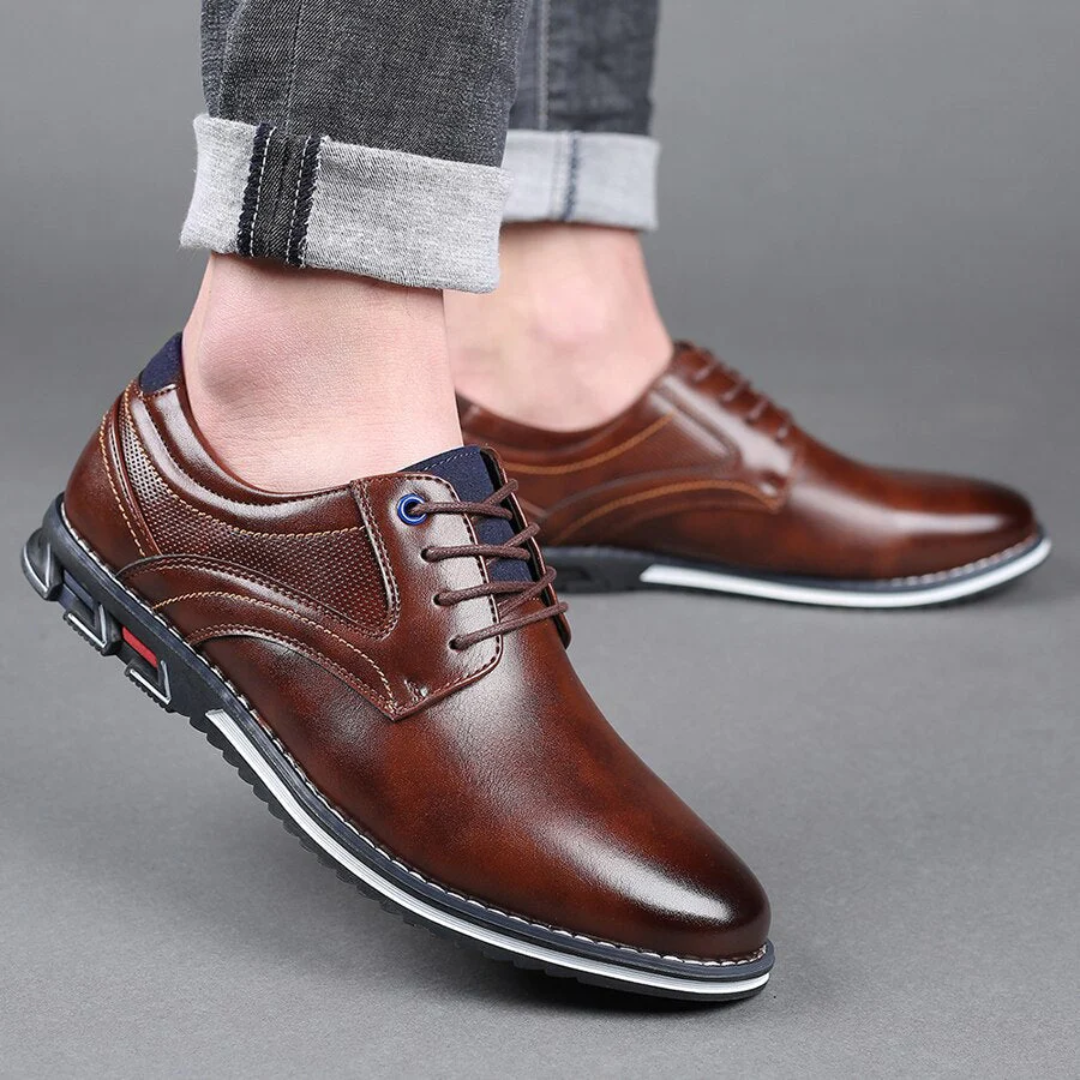 Lewis | Smart Casual Leather Lace-Up Shoes