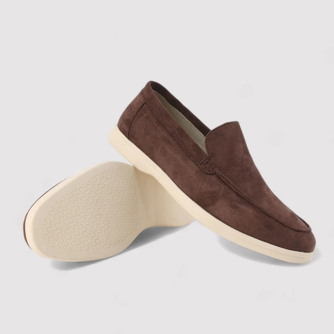 Clive | Men's Suede Loafers – Lightweight Slip-On & Smart Wear