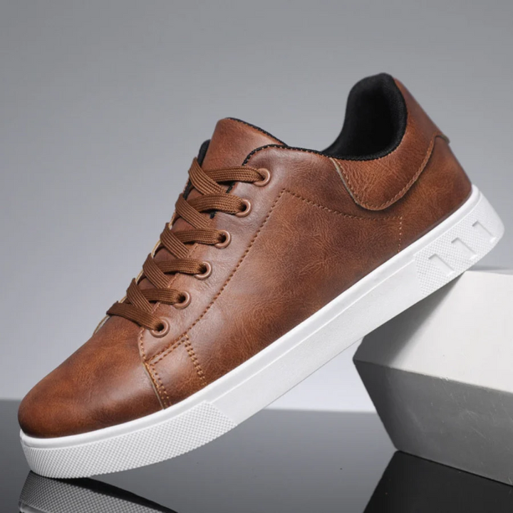 Noah | Leather Sneakers – Sleek, Comfortable & Timeless