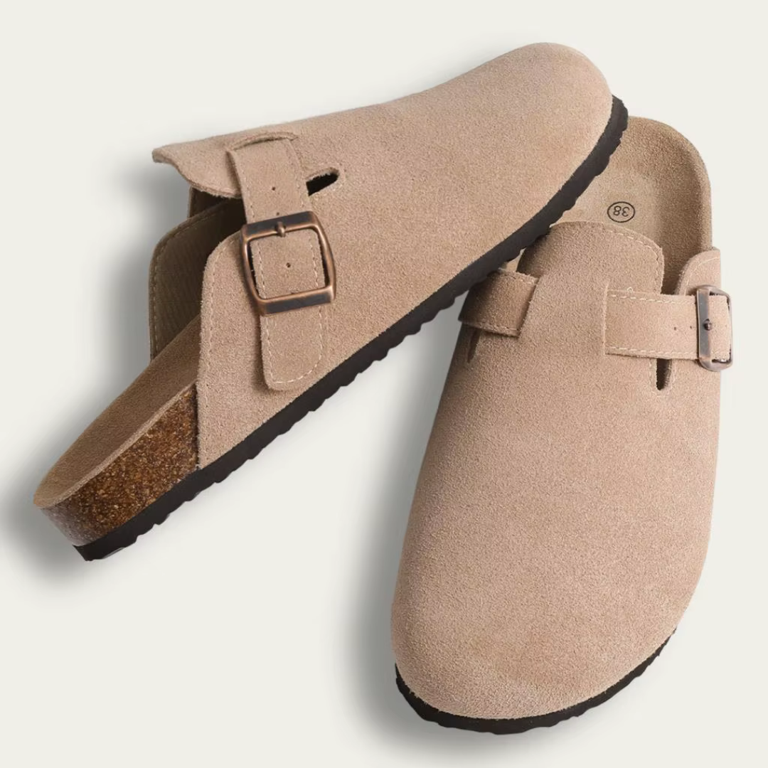 Freya | Suede Clogs – Timeless Comfort & Effortless Style