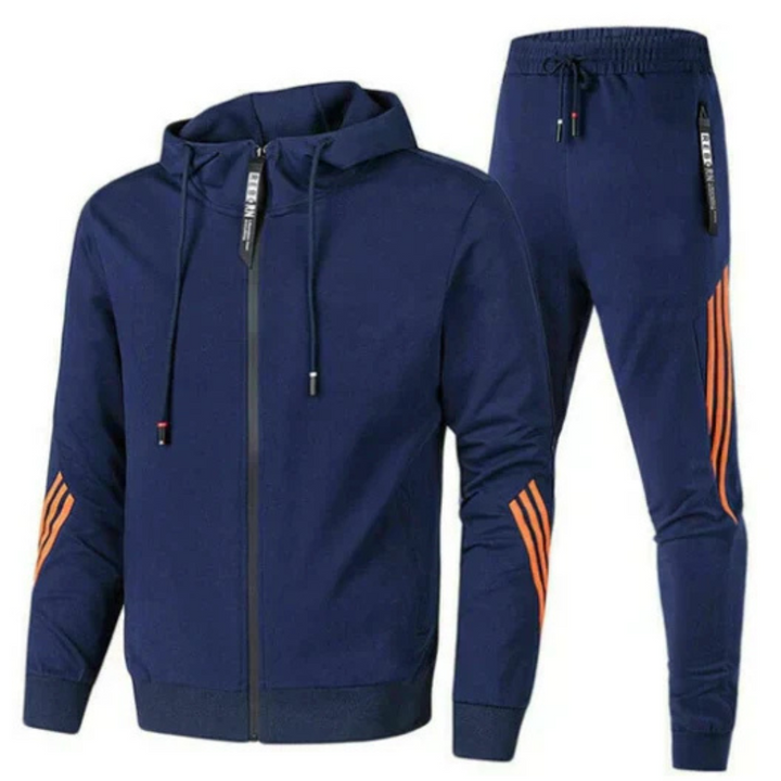 George | Men's Lightweight Tracksuit – Hooded Zip Jacket & Joggers