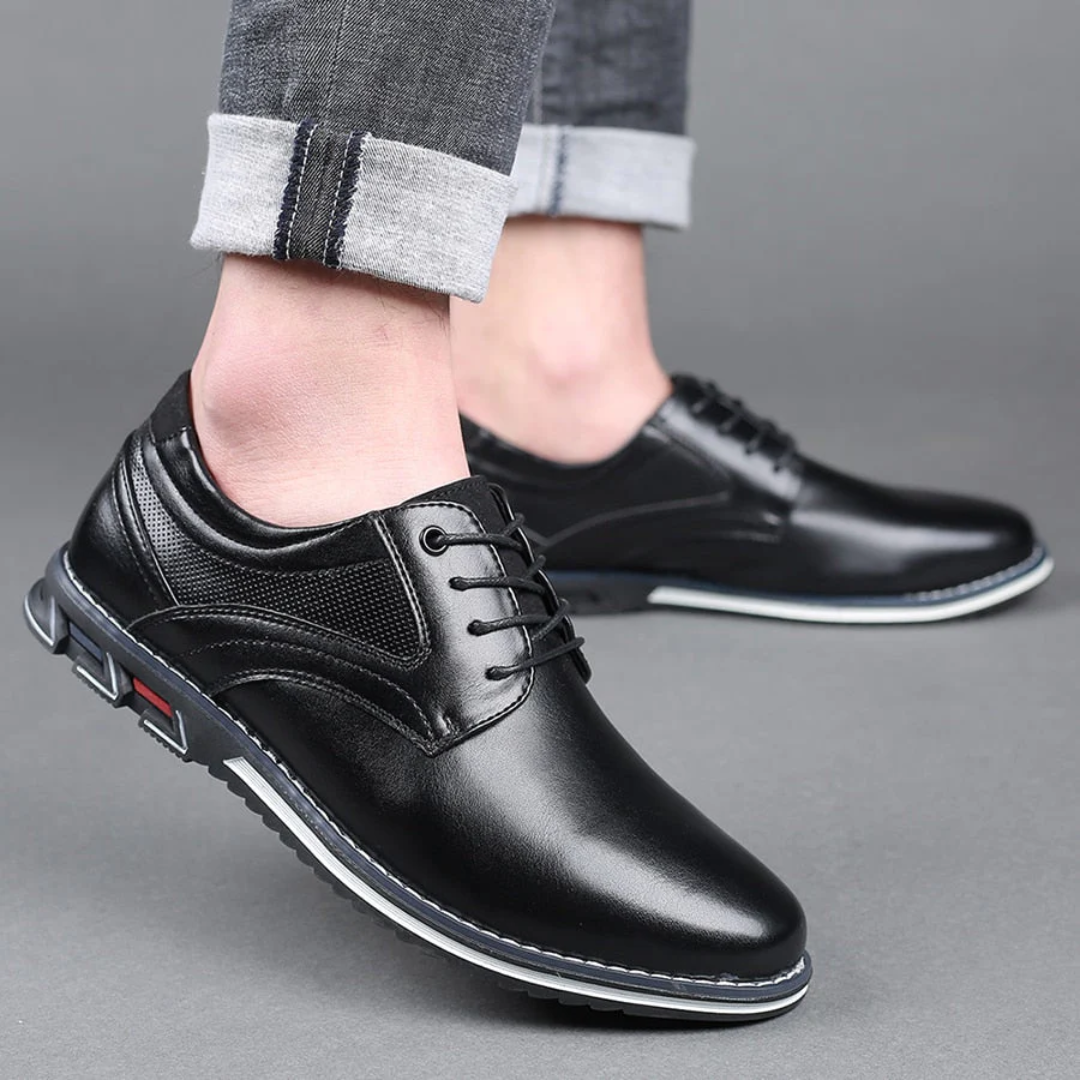 Lewis | Smart Casual Leather Lace-Up Shoes