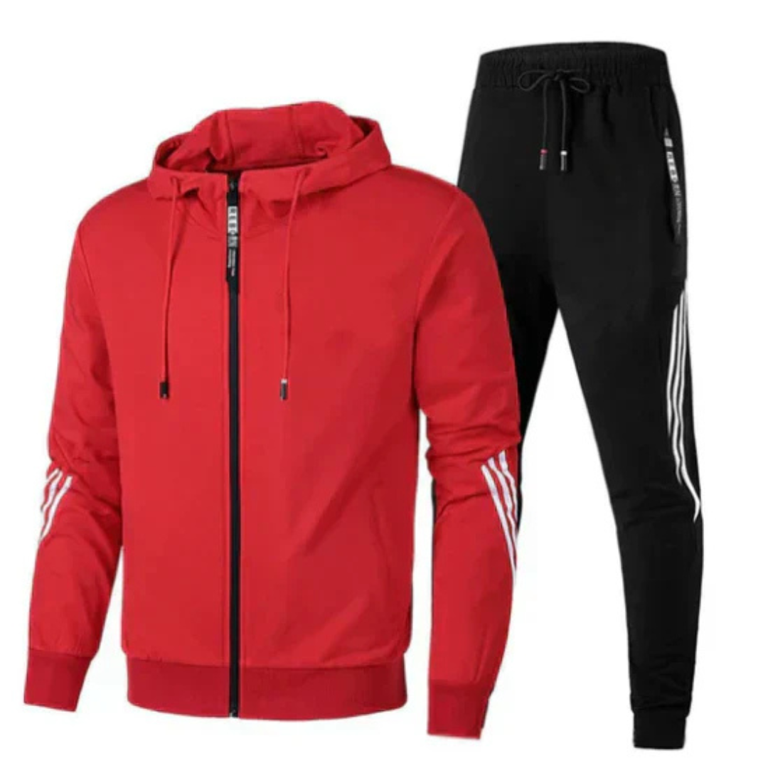 George | Men's Lightweight Tracksuit – Hooded Zip Jacket & Joggers