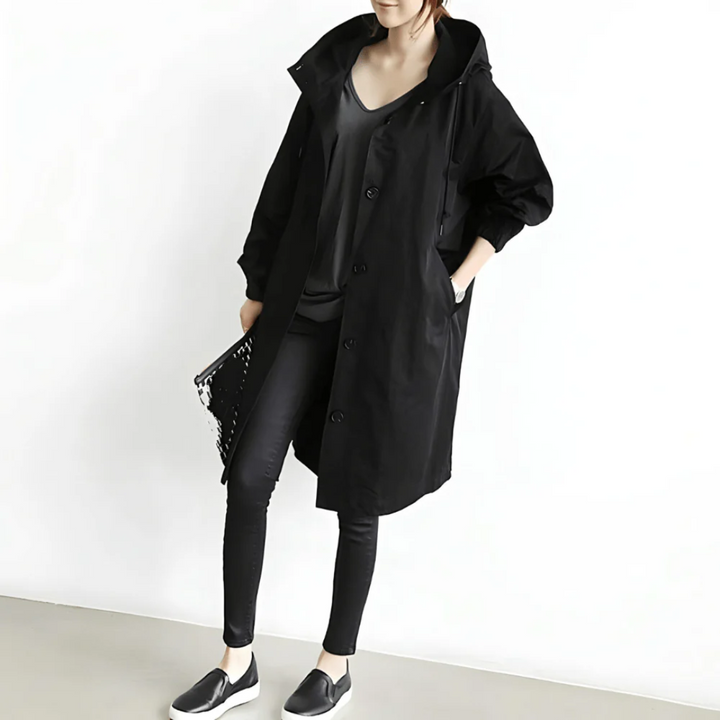 Evelyn | Oversized Trench Coat – Lightweight, Stylish & Weather-Ready