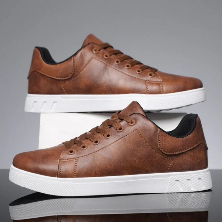 Noah | Leather Sneakers – Sleek, Comfortable & Timeless