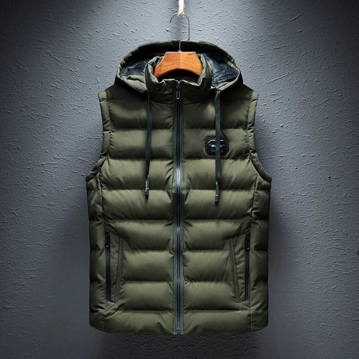 Ethan | Hooded Vest – Warm, Lightweight & Versatile