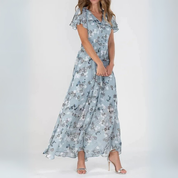 Katherine | Elegant Floral Maxi Dress – Lightweight & Flowing Fit