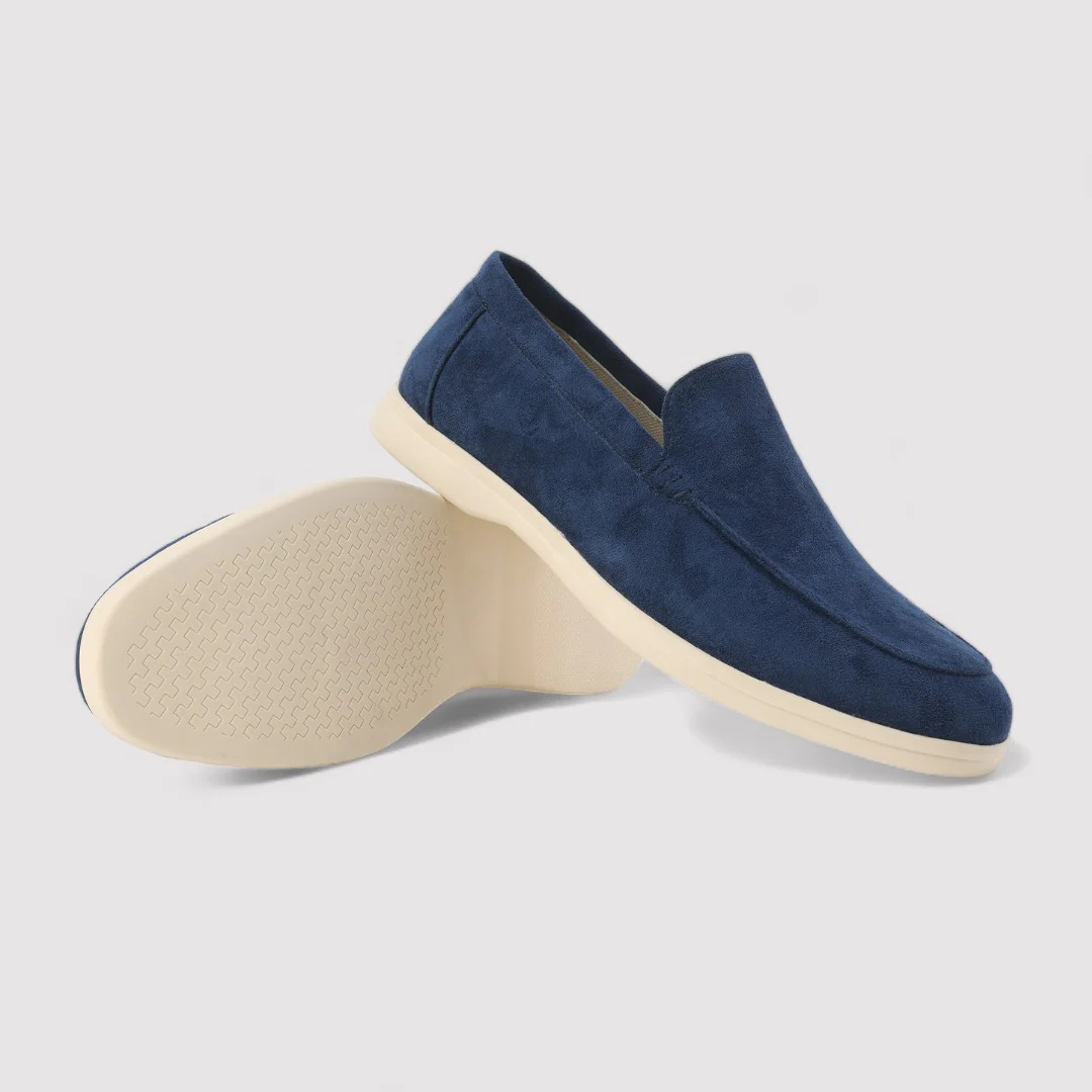 Clive | Men's Suede Loafers – Lightweight Slip-On & Smart Wear