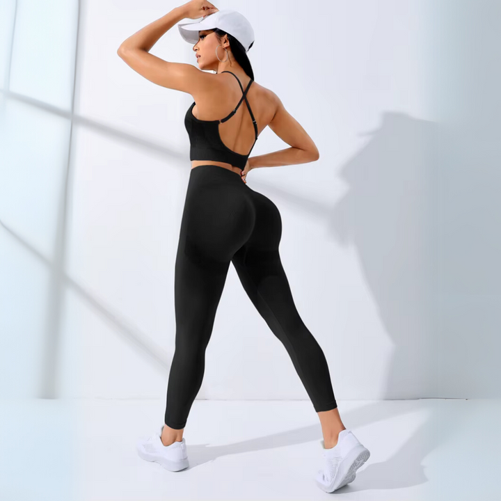 Eliza | Seamless Pilates Set – Breathable & High-Waisted Activewear