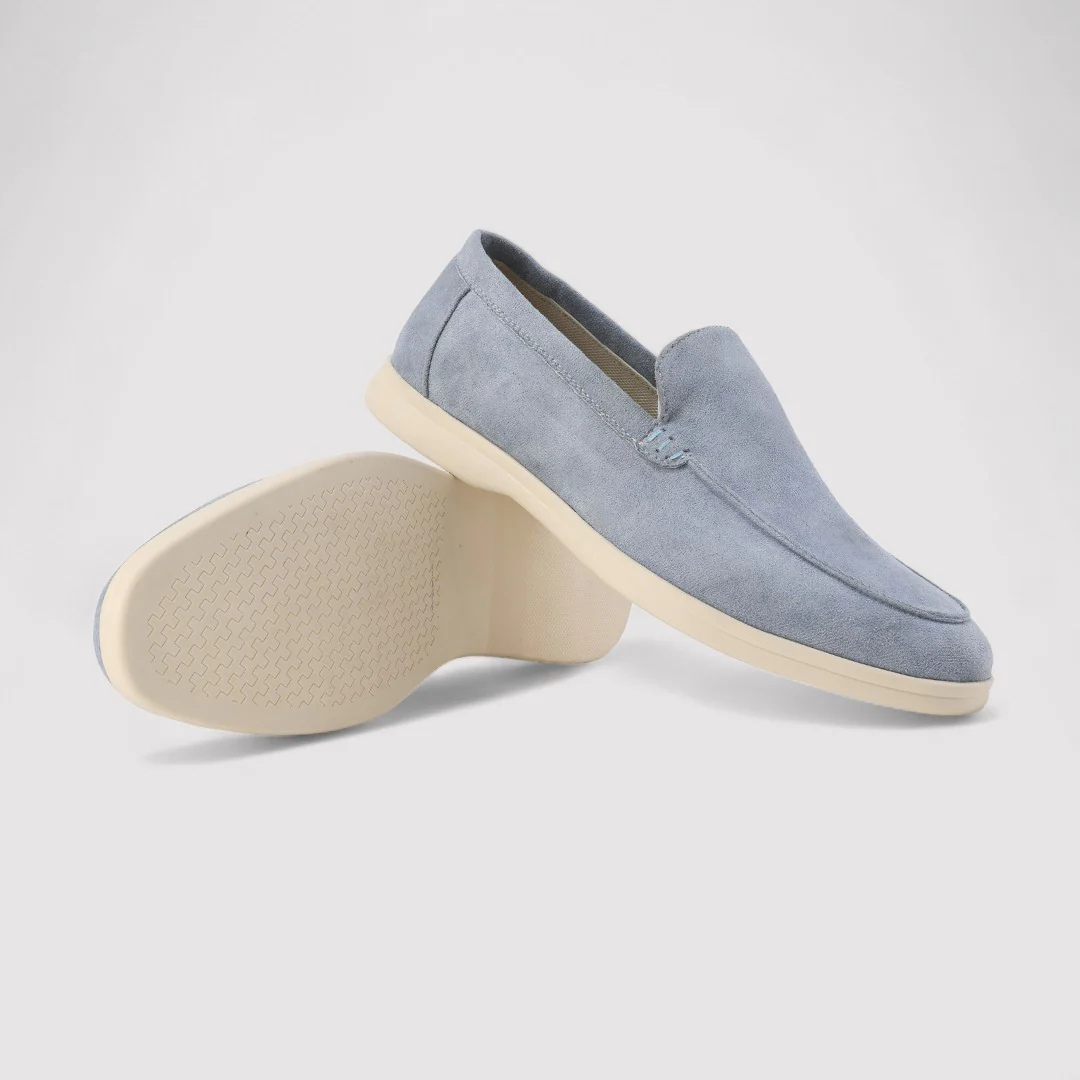 Clive | Men's Suede Loafers – Lightweight Slip-On & Smart Wear