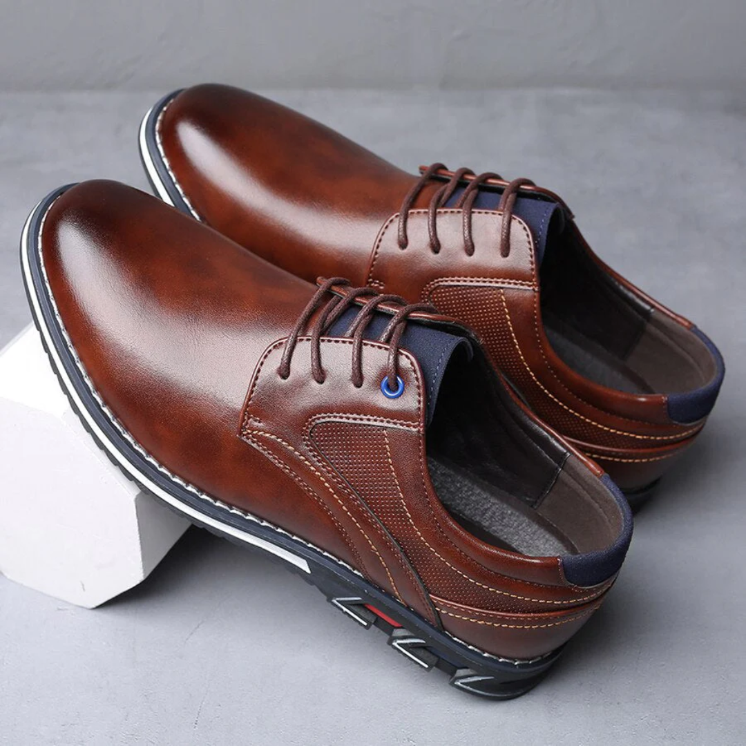 Lewis | Smart Casual Leather Lace-Up Shoes