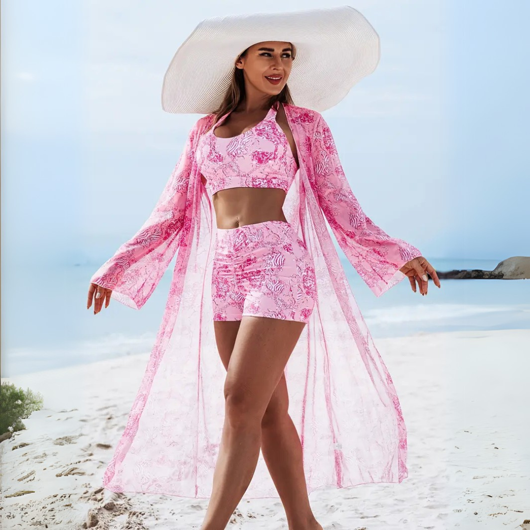 Maisie | 3 Piece Beach Set – Lightweight & Elegant Cover-Up