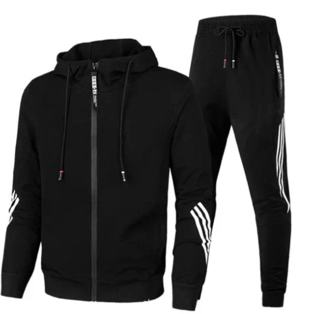 George | Men's Lightweight Tracksuit – Hooded Zip Jacket & Joggers