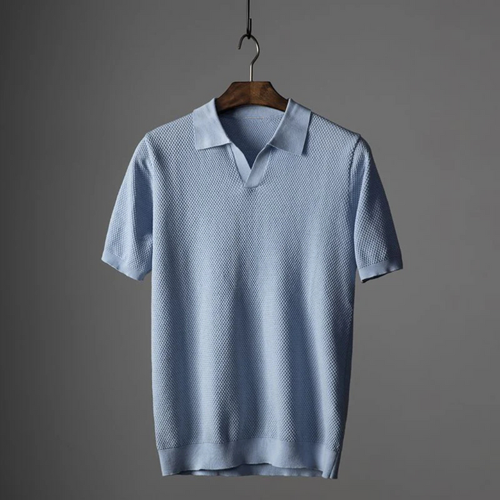 Mason | Knitted Polo Shirt – Breathable & Stylish for Any Occasion