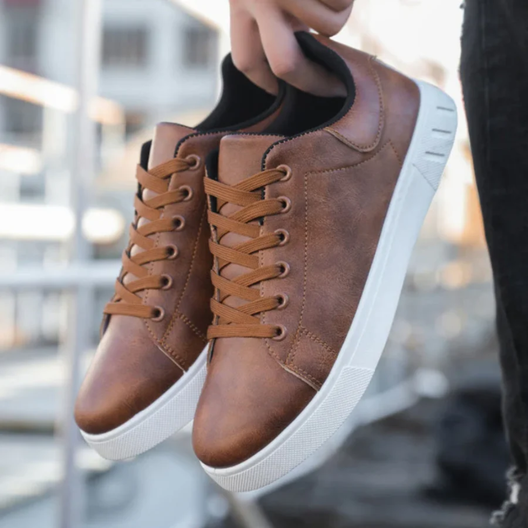 Noah | Leather Sneakers – Sleek, Comfortable & Timeless