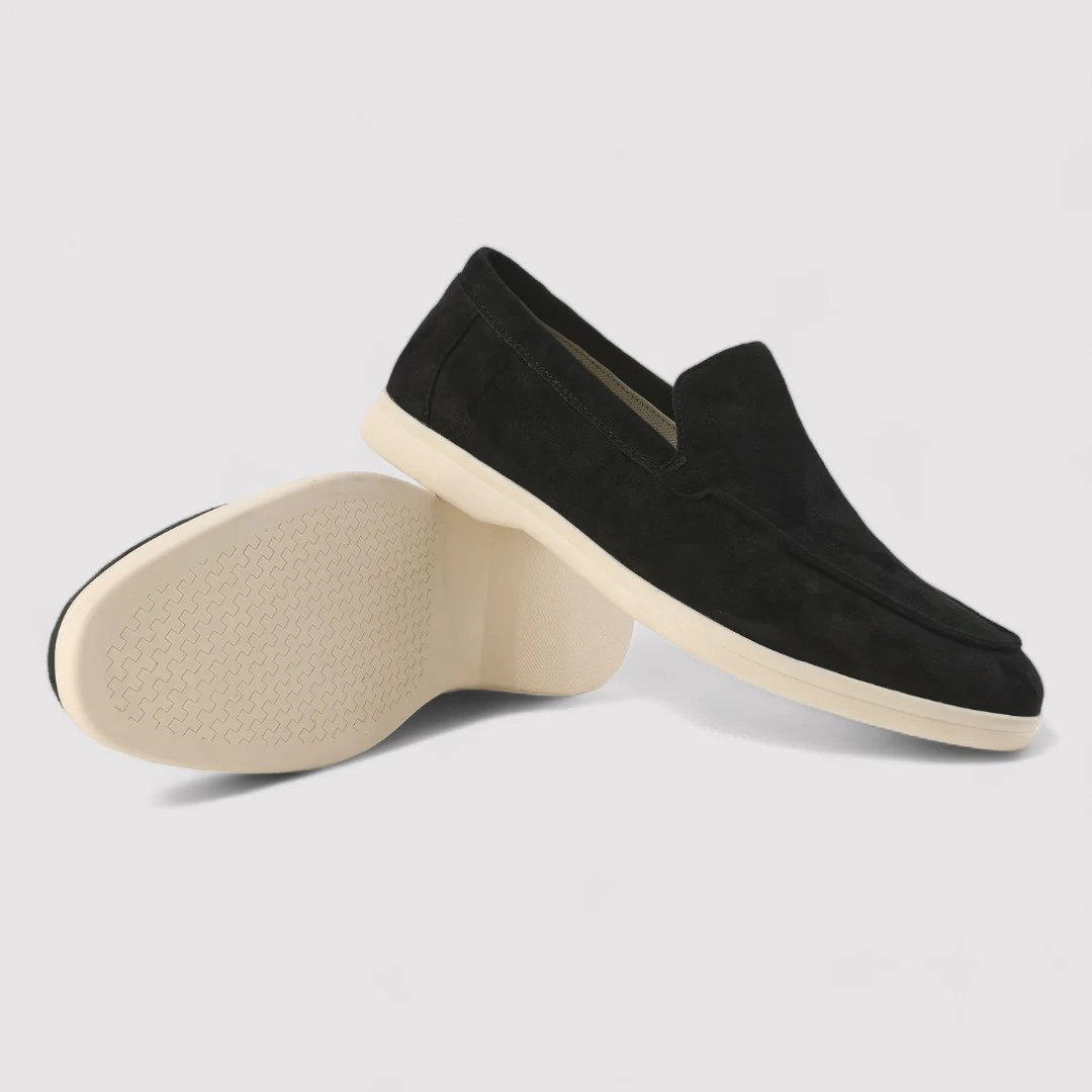 Clive | Men's Suede Loafers – Lightweight Slip-On & Smart Wear