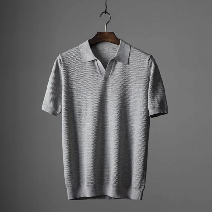 Mason | Knitted Polo Shirt – Breathable & Stylish for Any Occasion