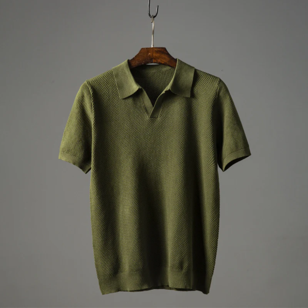 Mason | Knitted Polo Shirt – Breathable & Stylish for Any Occasion