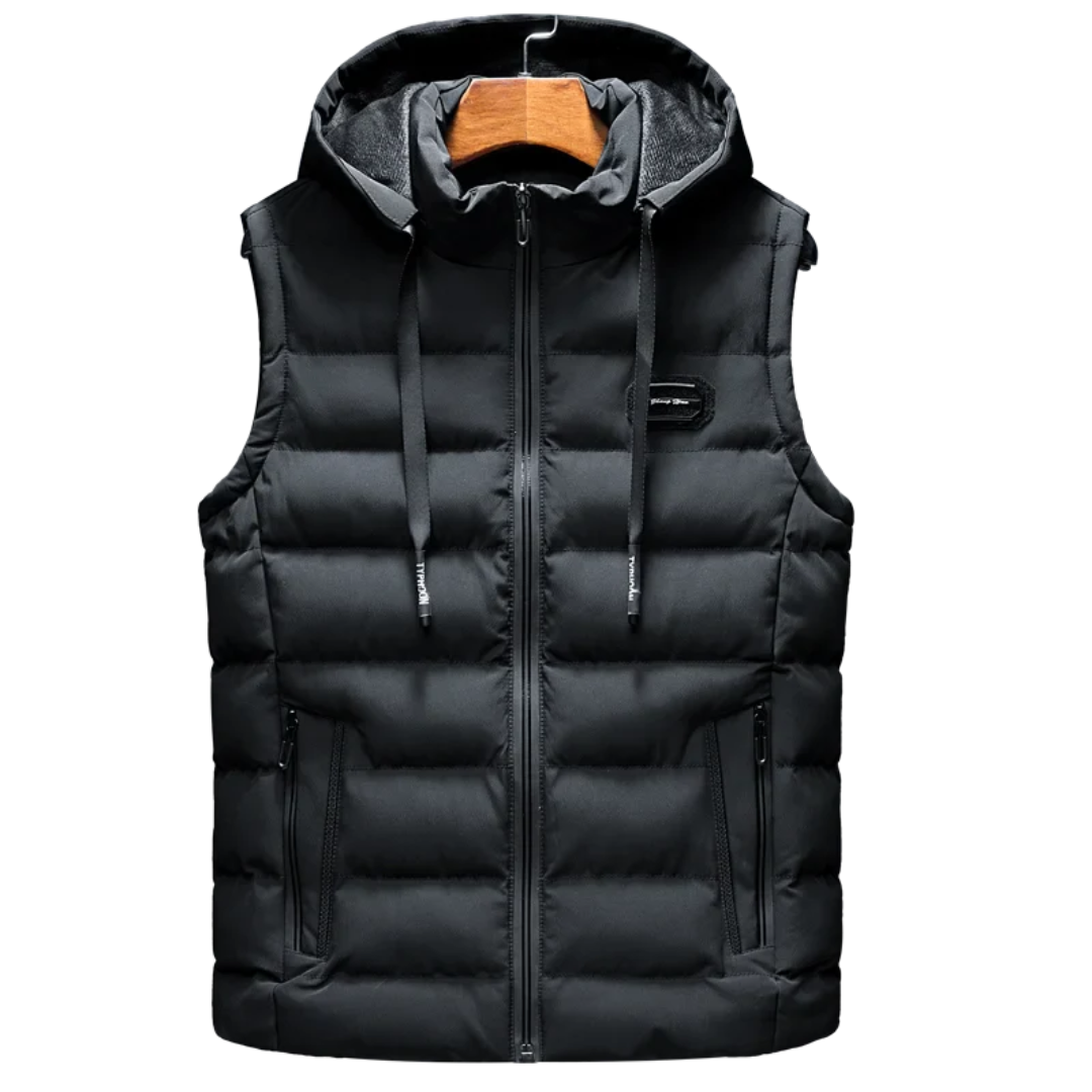 Ethan | Hooded Vest – Warm, Lightweight & Versatile