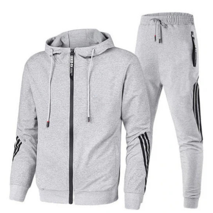 George | Men's Lightweight Tracksuit – Hooded Zip Jacket & Joggers