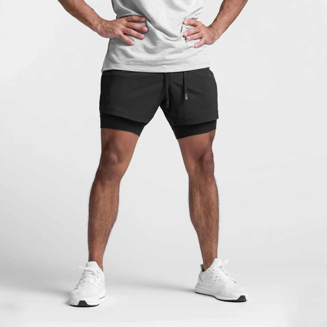 Louis | 2 in 1 Training Shorts – Breathable & Stretch Fit