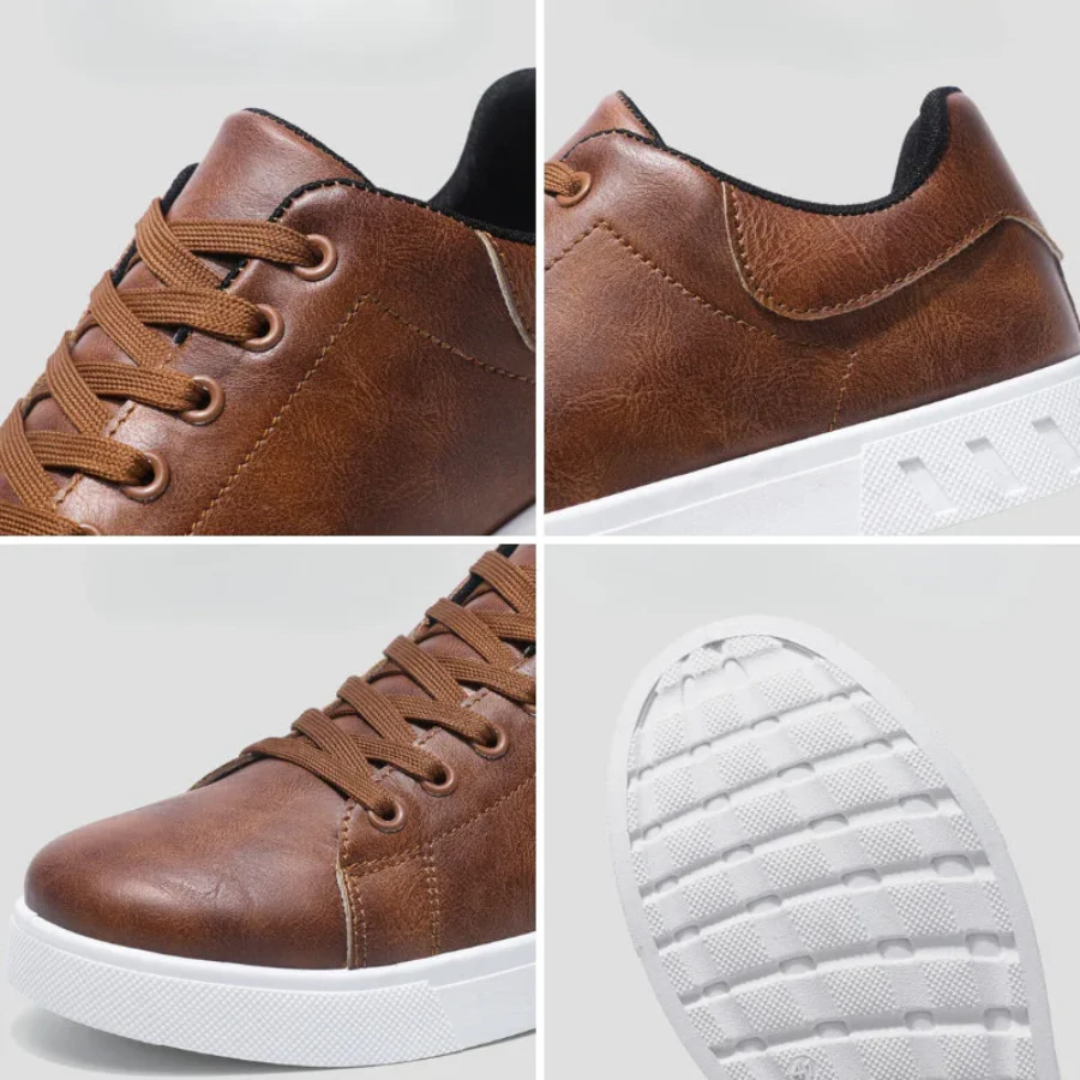 Noah | Leather Sneakers – Sleek, Comfortable & Timeless