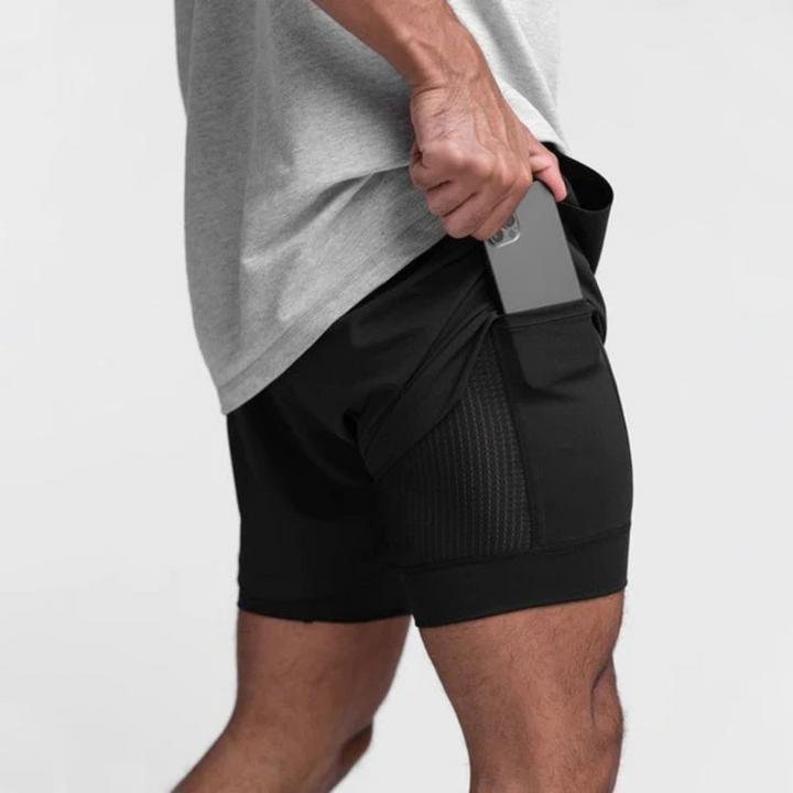 Louis | 2 in 1 Training Shorts – Breathable & Stretch Fit