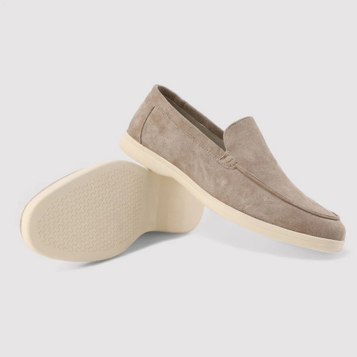 Clive | Men's Suede Loafers – Lightweight Slip-On & Smart Wear