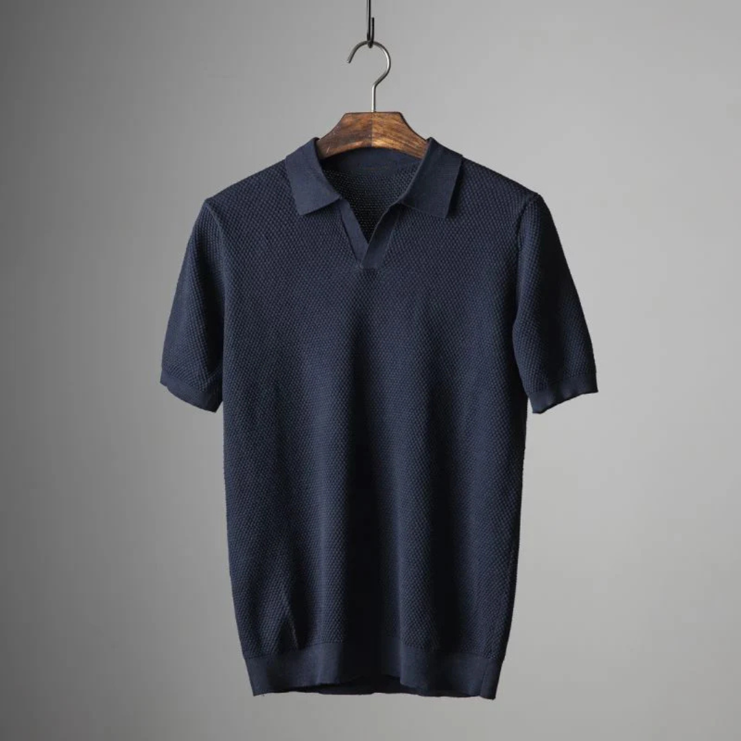 Mason | Knitted Polo Shirt – Breathable & Stylish for Any Occasion