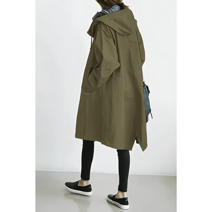 Evelyn | Oversized Trench Coat – Lightweight, Stylish & Weather-Ready