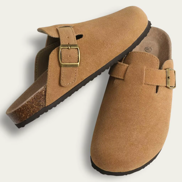 Freya | Suede Clogs – Timeless Comfort & Effortless Style