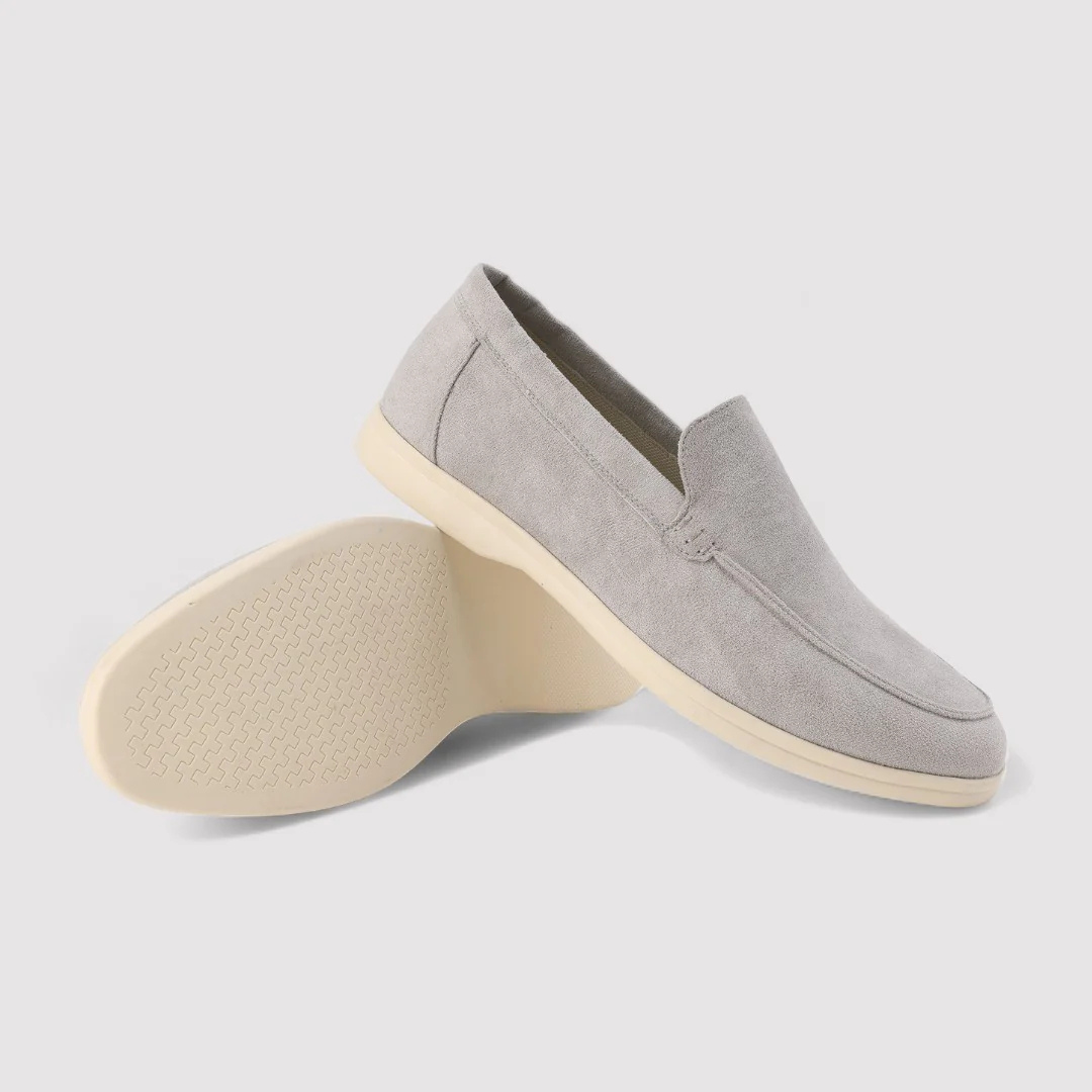 Clive | Men's Suede Loafers – Lightweight Slip-On & Smart Wear