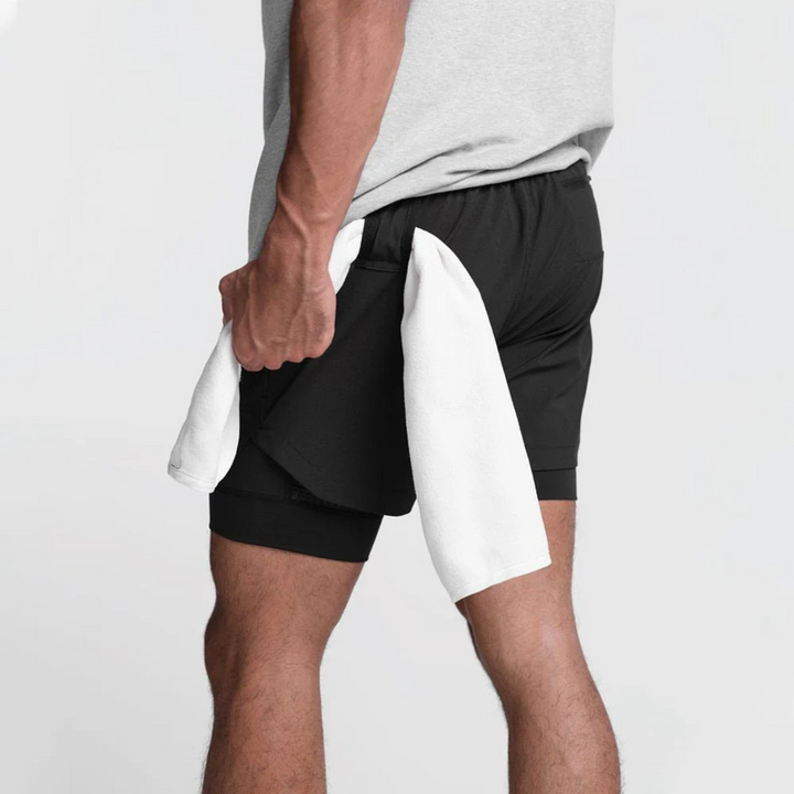 Louis | 2 in 1 Training Shorts – Breathable & Stretch Fit