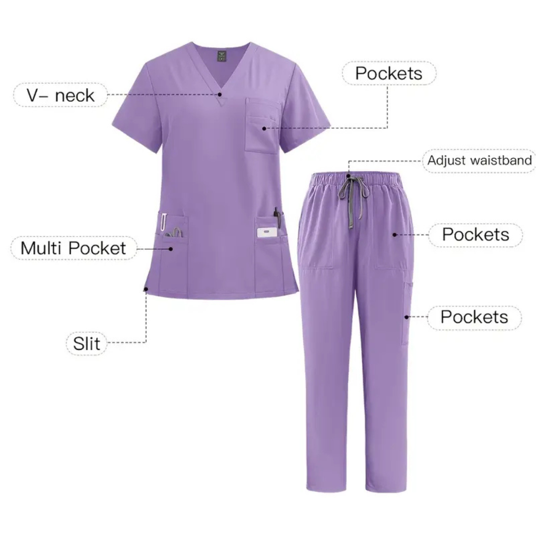 Bridget | Professional Medical Scrub Set – Breathable & Functional Design